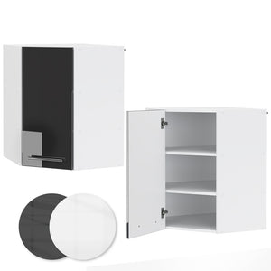 Vicco Mobile angolare da cucina Antracite lucido 57 cm