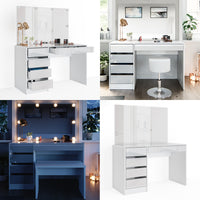 Vicco  Tavolo  da  toeletta  Bianco  55  cm