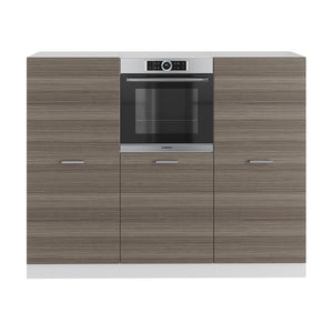 Vicco Cucine componibili piccole Grigio prezioso/bianco 180 cm senza piano di lavoro