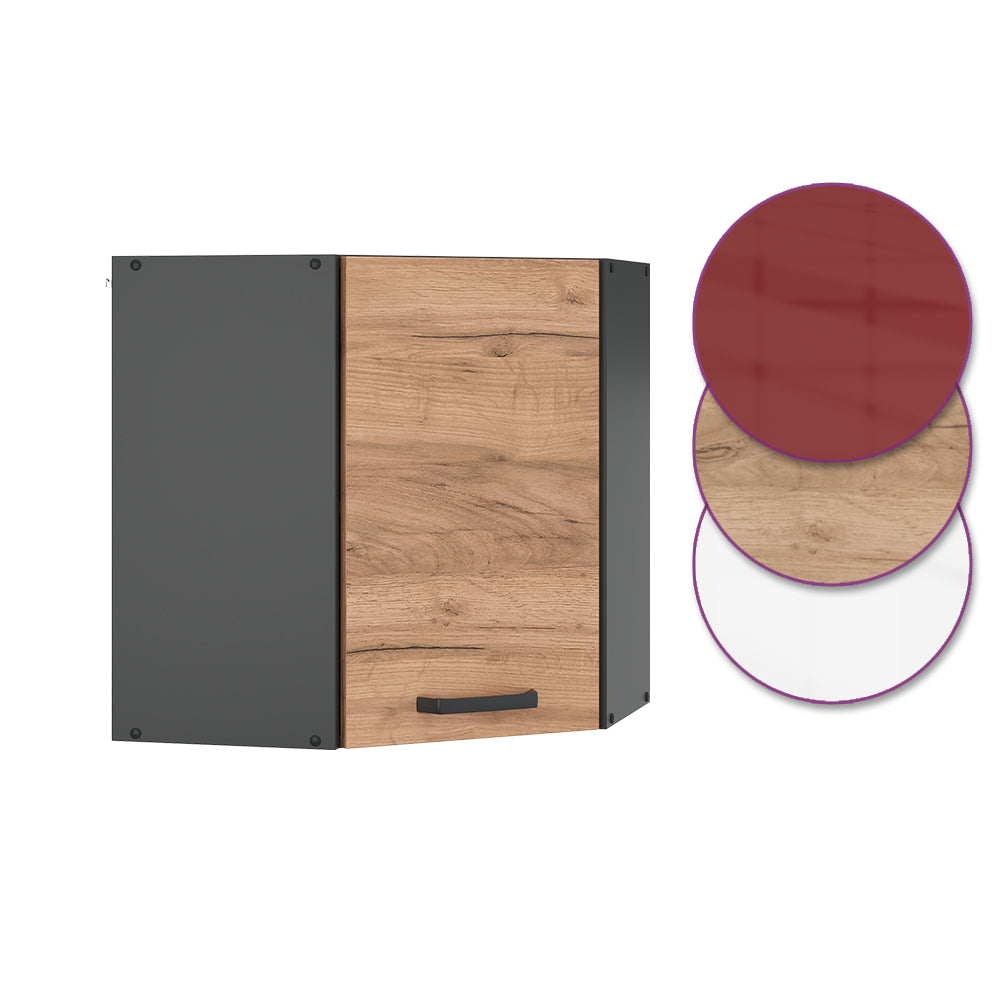 Vicco Mobile angolare da cucina Quercia dorata 57 cm