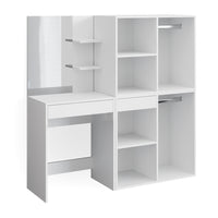 Vicco Tavolo da toeletta Bianco 60 cm con armadi