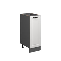 Vicco Armadio cucina dispensa alto Bianco casa di campagna 30 cm senza piano di lavoro