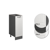 Vicco Armadio cucina dispensa alto Bianco casa di campagna 30 cm PL Marmo