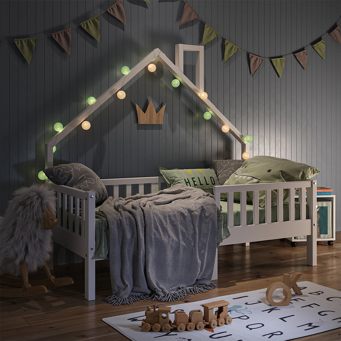 Vitalispa Letto montessori bambini Bianco 80x160 cm