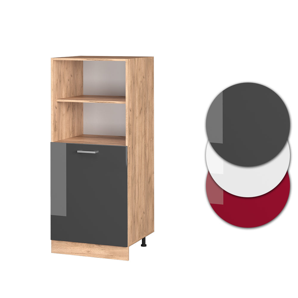 Vicco Mobile per forno da incasso Antracite lucido 60 cm