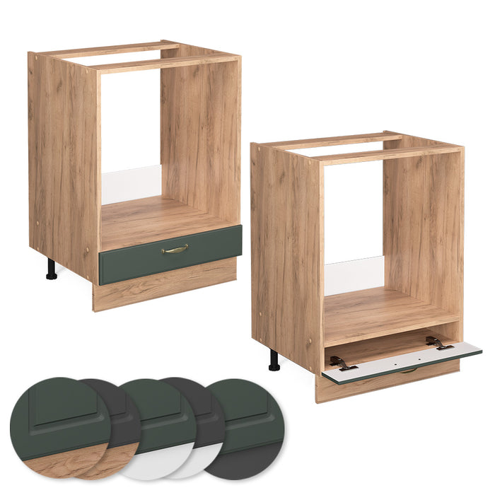 Vicco Mobile per forno da incasso Verde-oro Country House 60 cm , PL Rovere