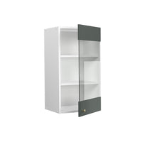 Vicco Mobile da cucina in vetro Verde-oro Country House 40 cm