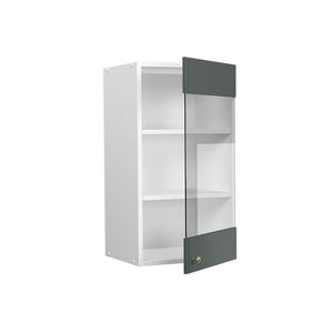 Vicco Mobile da cucina in vetro Verde-oro Country House 40 cm