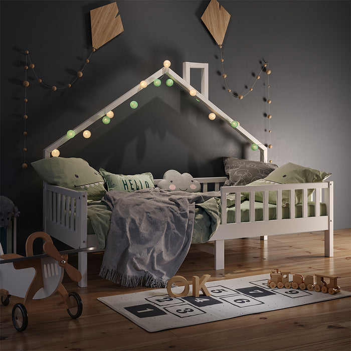 Vitalispa Letto montessori bambini Bianco 90x200 cm