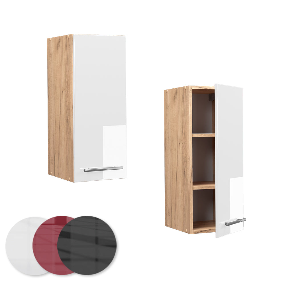 Vicco Pensile da cucina Bianco lucido 30 cm