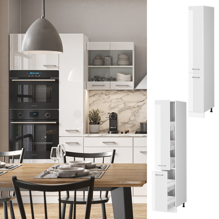 Vicco Armadio da farmacia Bianco lucido 30 cm