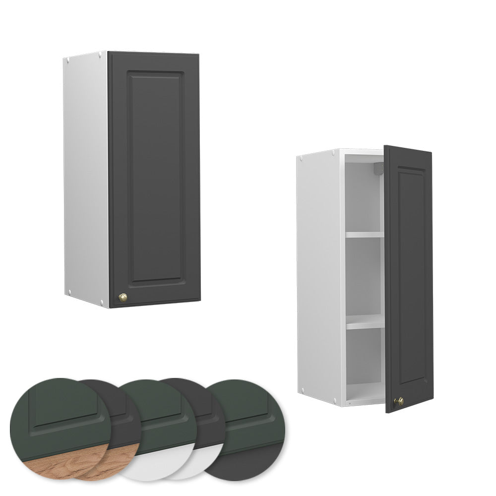 Vicco Pensile da cucina Antracite-oro 30 cm