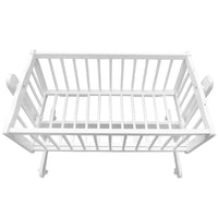 Vitalispa Lettino per bambini Beige 100 x 77 cm Con rulli