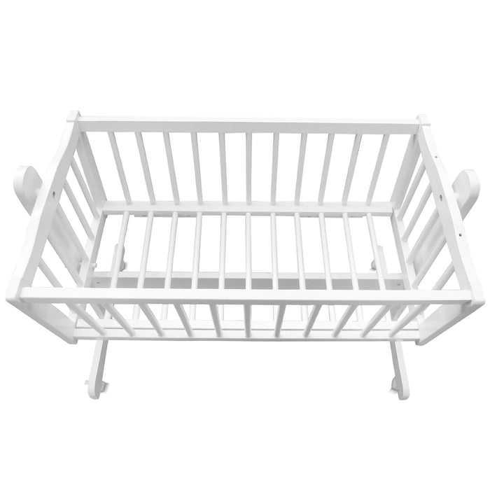 Vitalispa Lettino per bambini Bianco Con rulli