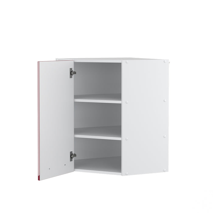Vicco Mobile angolare da cucina Rosso bordeaux lucido 57 cm