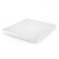 Vitalispa Materasso in schiuma fredda Bianco 160 x 200 cm H3 grado di durezza, 7 zone