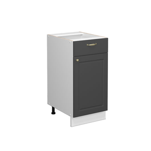 Vicco Mobiletto bagno Antracite-oro 40 x 82 cm senza piano di lavoro