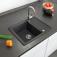 Bergström Lavello Nero 57.5 x 46 cm con asciugatura