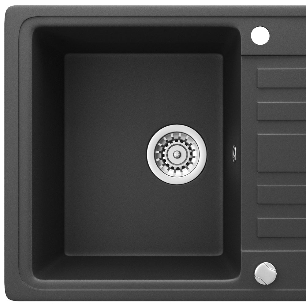 Bergström Lavello Nero 57.5 x 46 cm con asciugatura