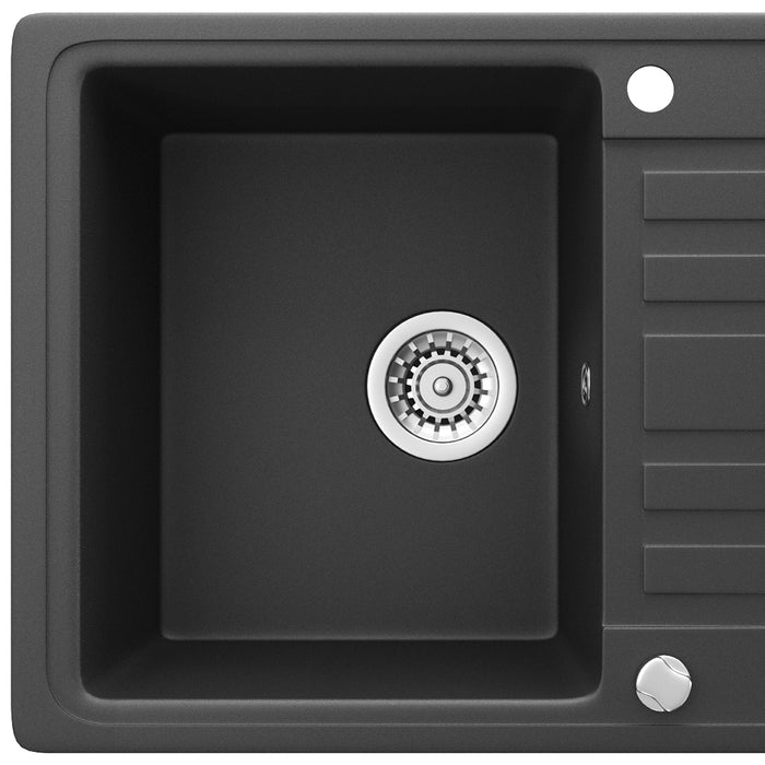 Bergström Lavello Nero 57.5 x 46 cm con asciugatura