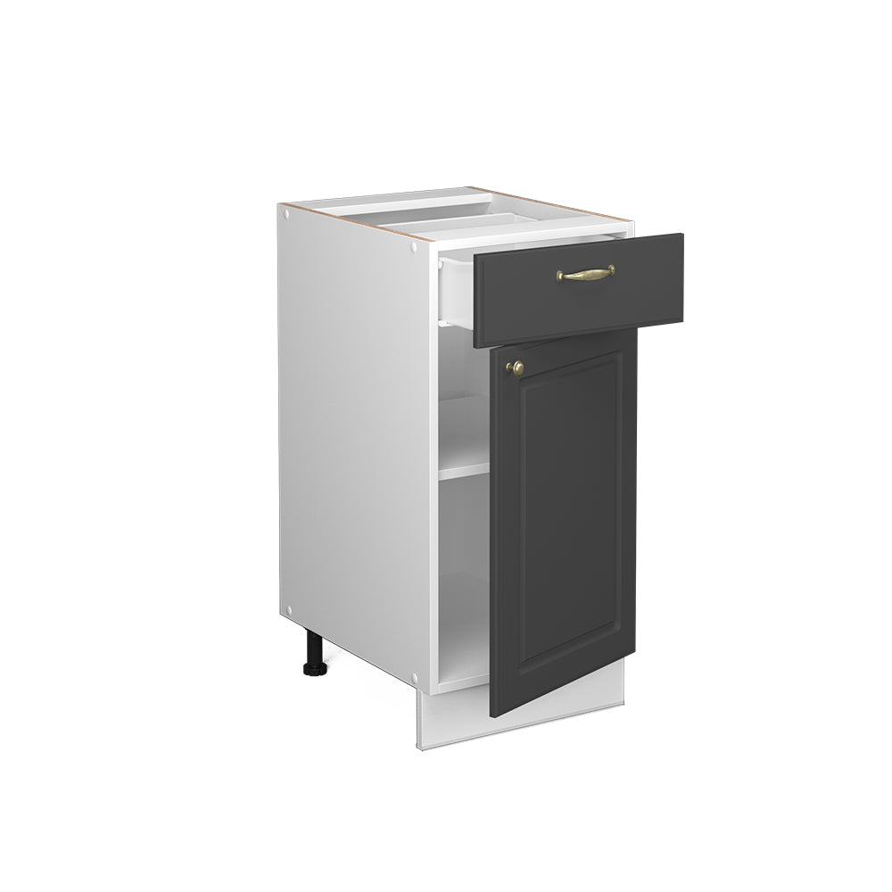 Vicco Mobiletto base per cucina Antracite-oro 40 cm , PL Antracite