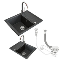 Bergström Lavello Nero 57.5 x 46 cm con asciugatura