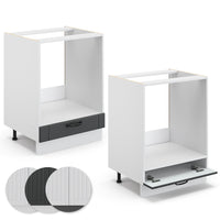 Vicco Mobile per forno da incasso Antracite casa di campagna 60 cm , PL Antracite