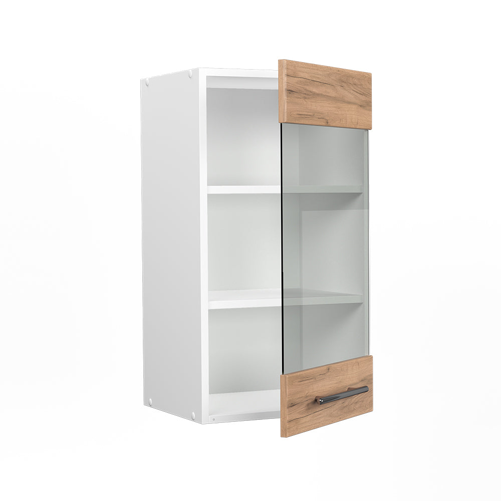 Vicco Mobile da cucina in vetro Quercia dorata 40 cm