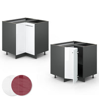 Vicco Mobile ad angolo cucina Bianco lucido 80.5 cm , PL Marmo