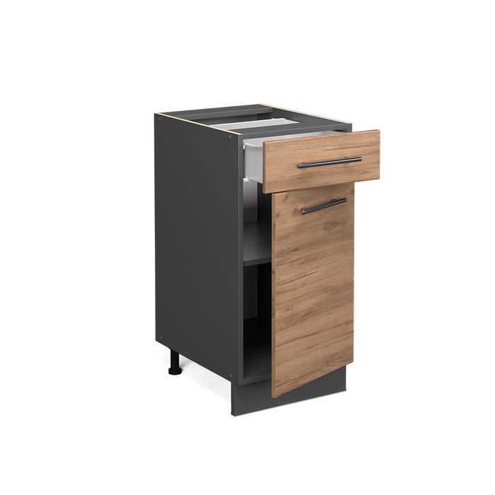 Vicco Mobiletto base per cucina Quercia dorata 40 cm , PL Rovere