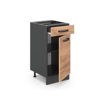 Vicco Mobiletto base per cucina Quercia dorata 40 cm , PL Rovere