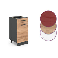 Vicco Mobiletto base per cucina Quercia dorata 40 cm , PL Rovere