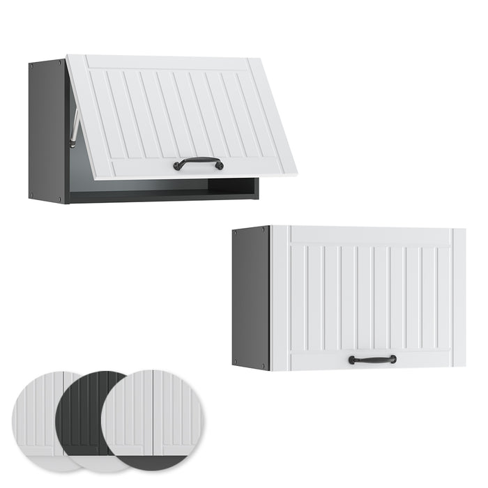 Vicco Pensile da cucina Bianco casa di campagna 60 cm Piatto