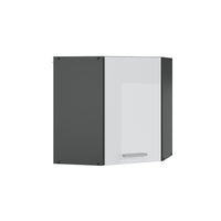 Vicco Mobile angolare da cucina Bianco lucido 57 cm