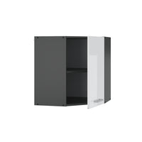 Vicco Mobile angolare da cucina Bianco lucido 57 cm