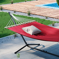OK-Living Amaca Rosso 190 x 120 cm Telaio in metallo