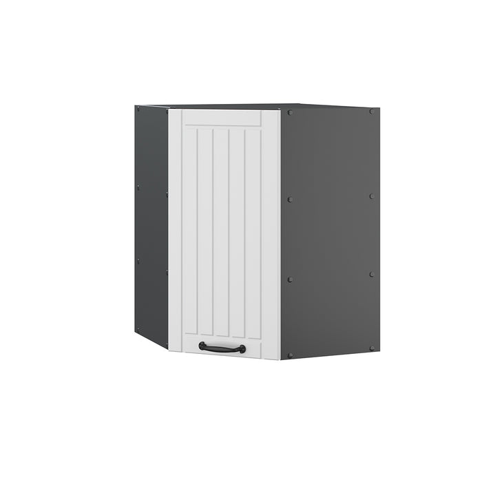 Vicco Mobile angolare da cucina Bianco casa di campagna 57 cm