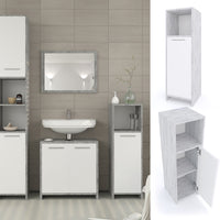 Vicco Mobiletto bagno Calcestruzzo 30 x 95 cm