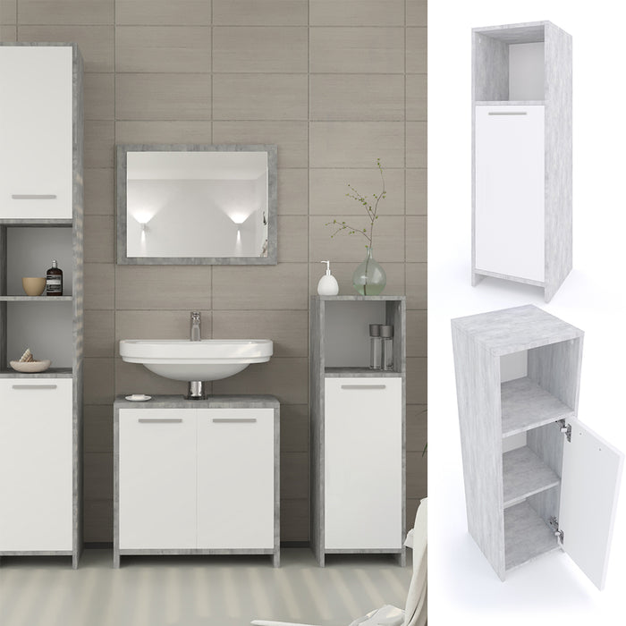 Vicco Mobiletto bagno Calcestruzzo 30 x 95 cm