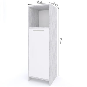 Vicco Mobiletto bagno Calcestruzzo 30 x 95 cm