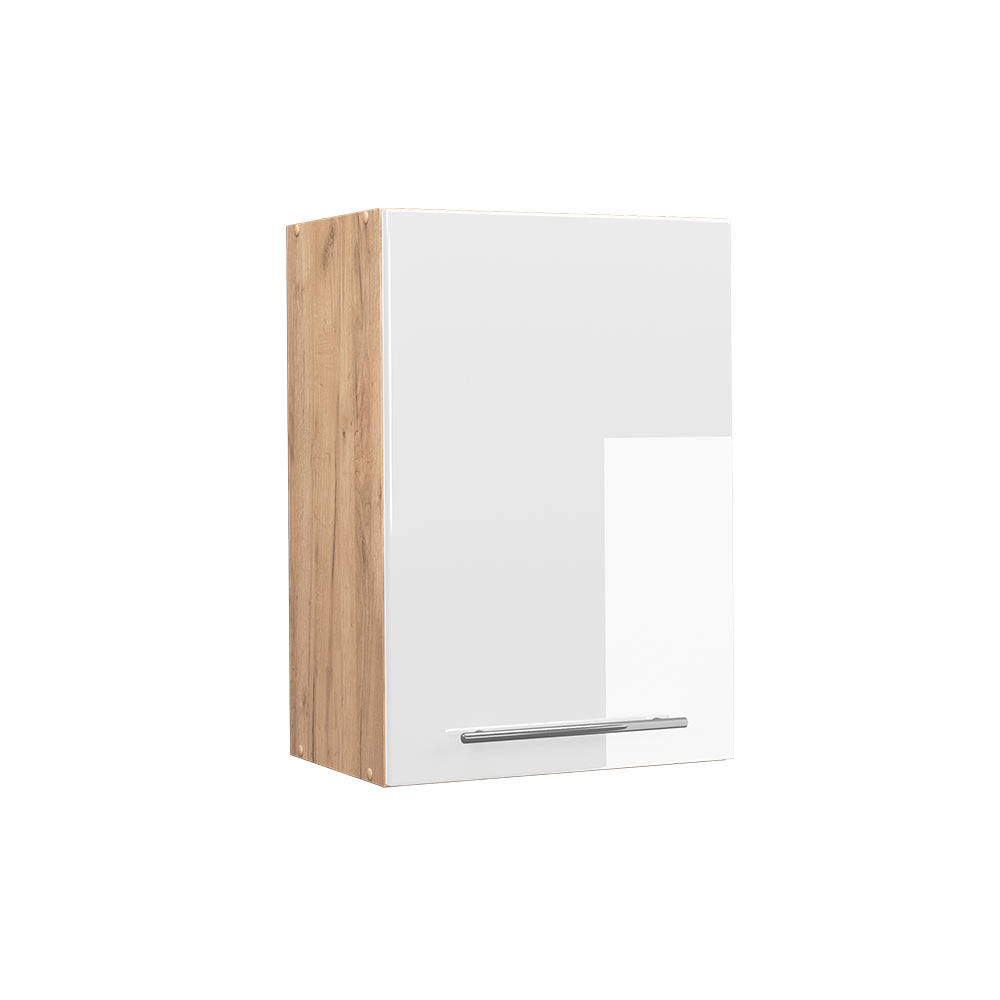 Vicco Pensile da cucina Bianco lucido 50 cm