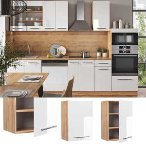 Vicco Pensile da cucina Bianco lucido 50 cm