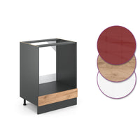 Vicco Mobile per forno da incasso Quercia dorata 60 cm , PL Antracite