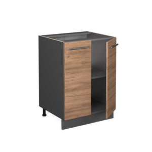 Vicco Mobiletto base cucina Quercia dorata 60 cm senza piano di lavoro