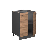 Vicco Mobiletto base cucina Quercia dorata 60 cm , PL Antracite
