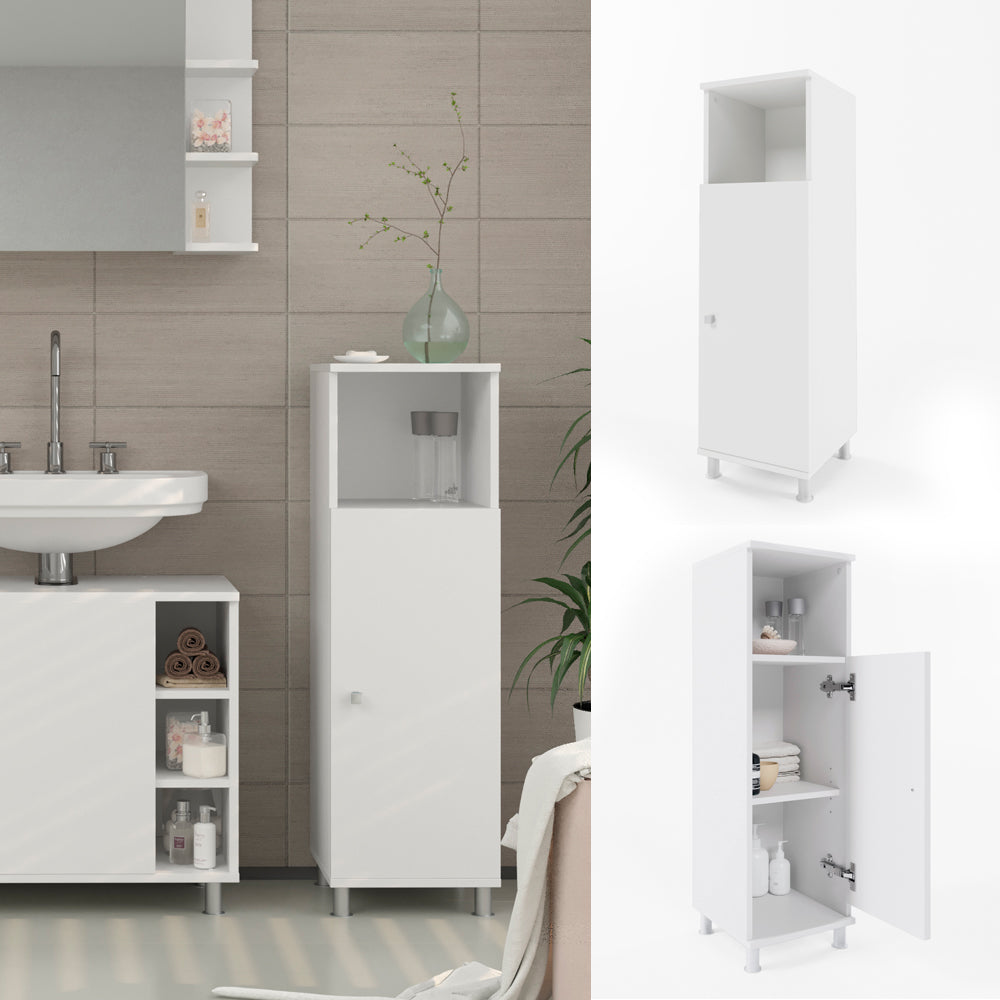 Vicco Mobiletto bagno Bianco 30 x 95 cm