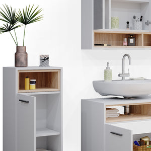 Vicco Set mobili bagno Bianco 3 parti