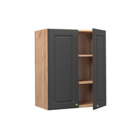 Vicco Pensile da cucina Antracite-oro 60 cm