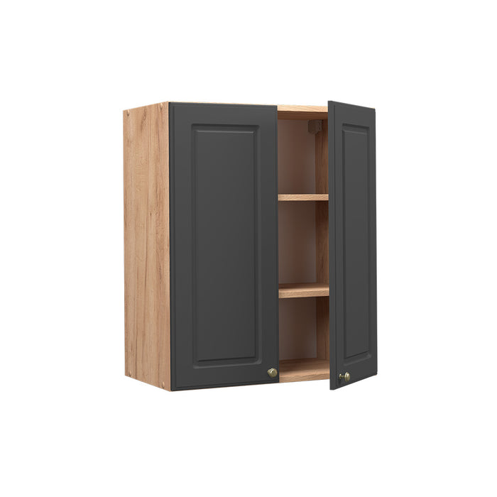 Vicco Pensile da cucina Antracite-oro 60 cm