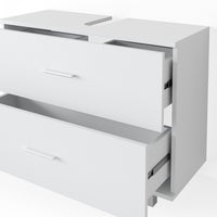 Vicco Set mobili bagno Bianco 3 parti, con colonna